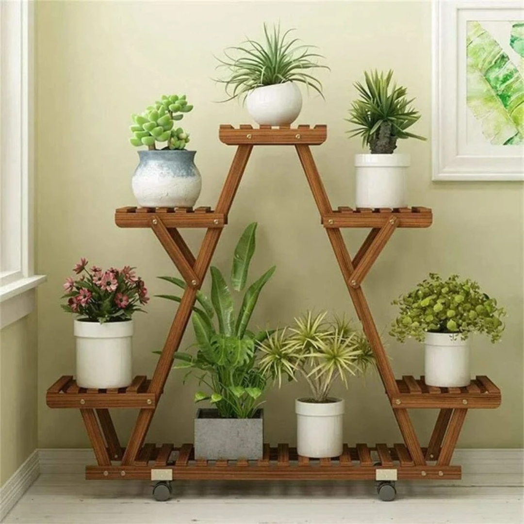 Nijor wooden plant stand