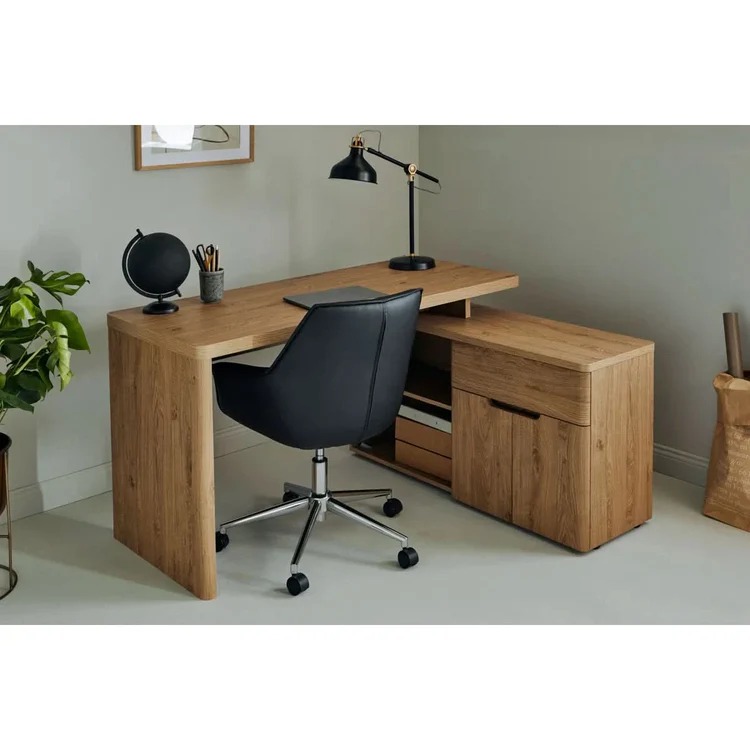 Niviey L-Shaped Writing Desk
