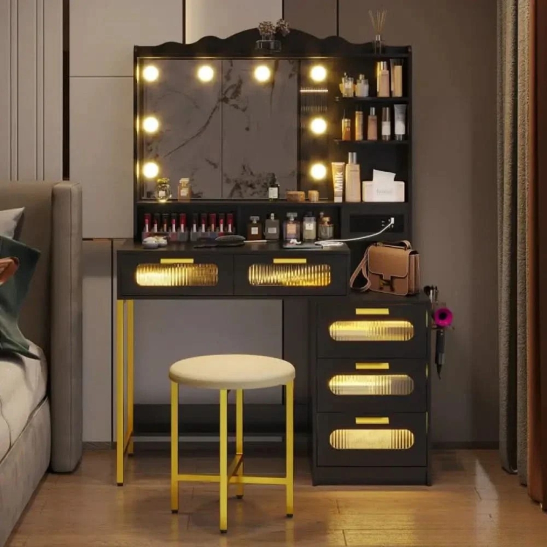 Sedanur Vanity Dressing Table With Chair