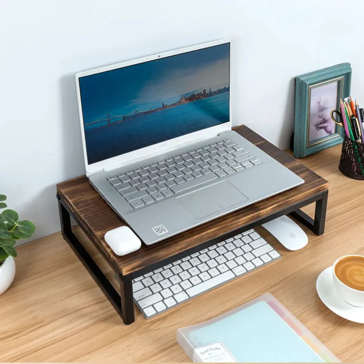 Suri Solid Wood Monitor Stand