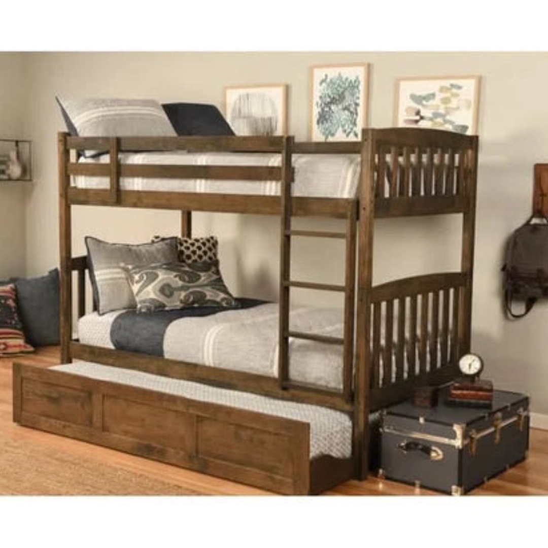 Twin Bunk Bed with Trundle