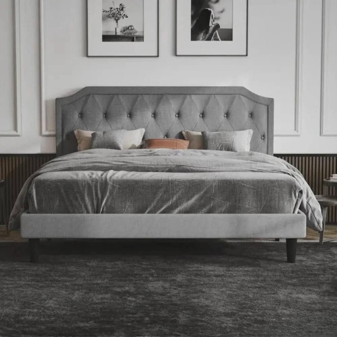Walken Tufted Low Profile Platform Bed